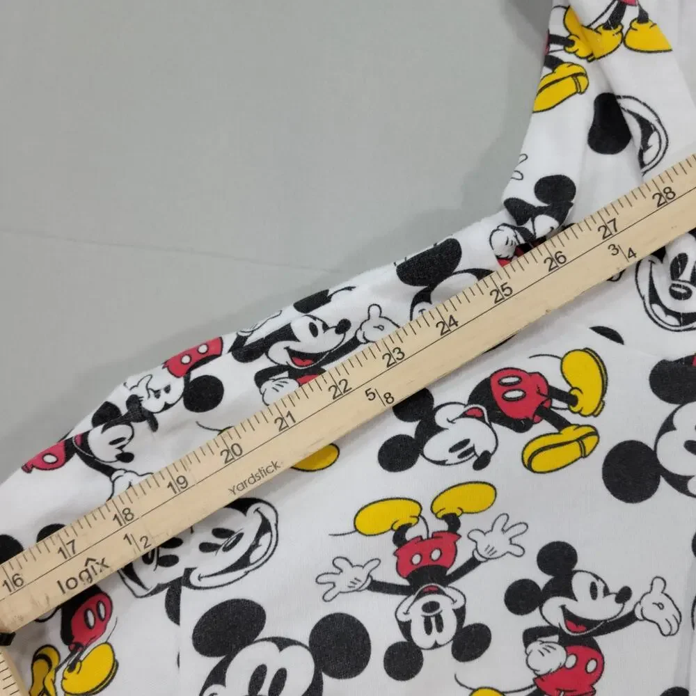 Disney Mickey Mouse Youth Hoodie Full Zip All Over Print Size M 7/9 Cartoon